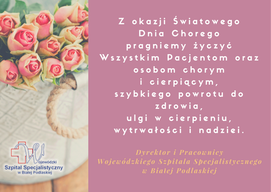 życzenia - dzień chorego