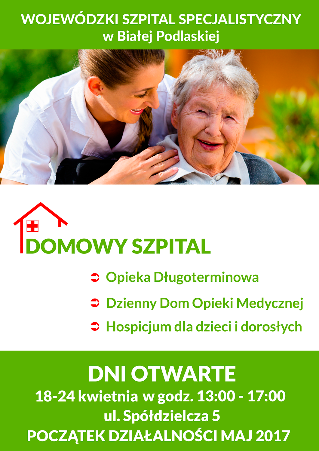 plakat domowy szpital