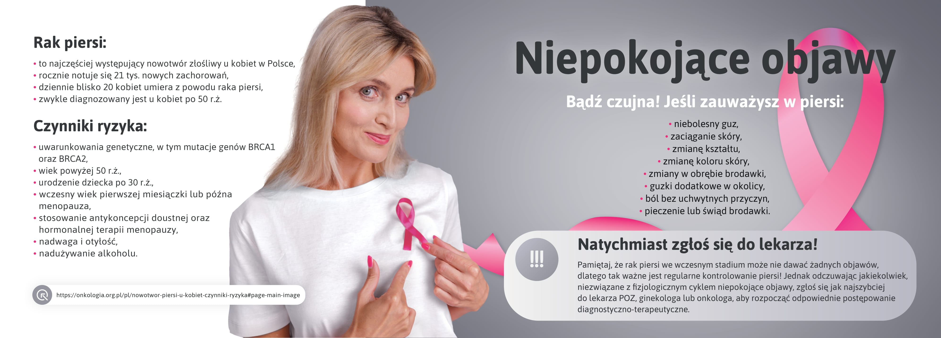 Planuję Długie Życie - Rak piersi - ulotka informacyjna - strona 2.