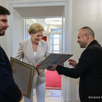 Spotkanie Pierwszej Damy z uczestnikami szkolenia menadżerskiego z Ukrainy oraz przedstawicielami Wojewódzkiego Szpitala Specjalistycznego w Białej Podlaskiej.