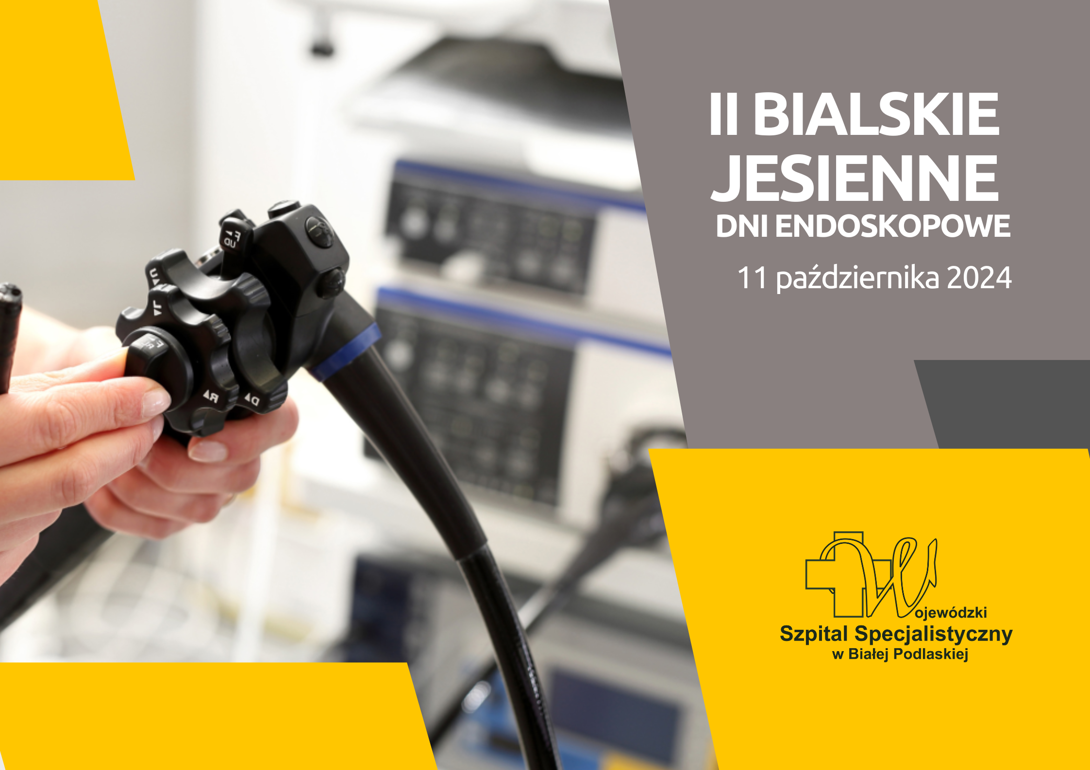 Infografika - II Bialskie Jesienne Dni Endoskopowe - 11 października 2024r.