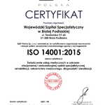 Certyfikat Q&R ISO 14001:2015 (2024) - Systemy zarządzania środowiskowego.