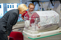 Wizyta Małżonki Prezydenta - Pani Agaty Kornhauser - Dudy na Oddziale Neonatologicznym WSzS w Białej Podlaskiej.