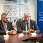 Uroczyste podpisanie umowy na budowę Wielospecjalistycznego Ośrodka Terapii Jednodniowych.