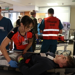 Działania w Szpitalnym Oddziale Ratunkowym z Izbą Przyjęć Wojewódzkiego Szpitala Specjalistycznego w Białej Podlaskiej w ramach symulacji wypadku masowego na A2.