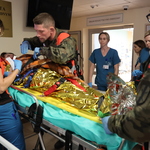 Działania w Szpitalnym Oddziale Ratunkowym z Izbą Przyjęć Wojewódzkiego Szpitala Specjalistycznego w Białej Podlaskiej w ramach symulacji wypadku masowego na A2.