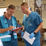 Działania w Szpitalnym Oddziale Ratunkowym z Izbą Przyjęć Wojewódzkiego Szpitala Specjalistycznego w Białej Podlaskiej w ramach symulacji wypadku masowego na A2.