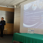 Spotkanie szkoleniowe „Forum współpracy oddziałów – pacjent hematologiczny” w auli Wojewódzkiego Szpitala Specjalistycznego w Białej Podlaskiej.