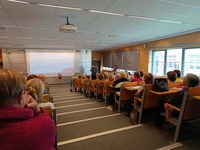 Wykład podczas spotkania Wirtualnego Klubu Seniora w dniu 26.10.2025r. w auli Wojewódzkiego Szpitala Specjalistycznego.