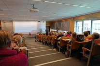 Wykład podczas spotkania Wirtualnego Klubu Seniora w dniu 26.10.2025r. w auli Wojewódzkiego Szpitala Specjalistycznego.