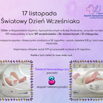 Infografika - 17 listopada - Światowy Dzień Wcześniaka w Wojewódzkim Szpitalu Specjalistycznym w Białej Podlaskiej.
