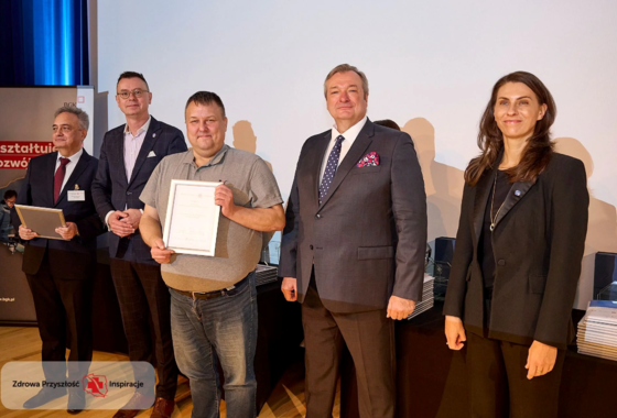 Wyróżnienie w konkursie „Zdrowa Przyszłość – Inspiracje”.