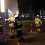 Ćwiczenia przeciwpożarowe w Bialskiej Onkologii.