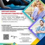 Infografika – Plakat – Konkurs ofert – Szpitalny Oddział Ratunkowy z Izbą Przyjęć.