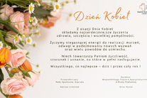 Infografika - Życzenia Pana Artura Kozioła - Dyrektora Wojewódzkiego Szpitala Specjalistycznego w Białej Podlaskiej oraz Pana Dariusza Litwiniuka - Przewodniczącego Rady Społecznej Szpitala z okazji Dnia Kobiet.