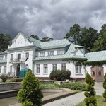 Budynek Oddziału Zamiejscowego Gruźlicy i Chorób Płuc w Adampolu.